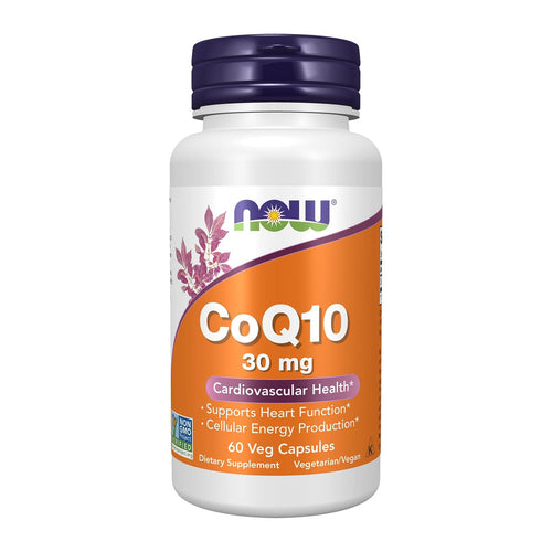 CoQ10 by Now Foods, 30 mg front of bottle