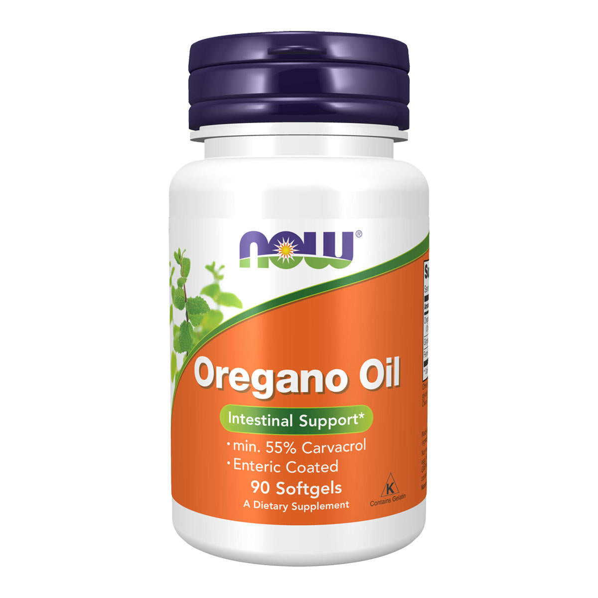 NOW Foods, Oregano Oil Capsules 90 - Image 2