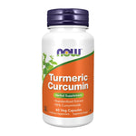 NOW Foods, Turmeric Curcumin, 60 Veg Capsules (665 mg per Capsule), front of bottle