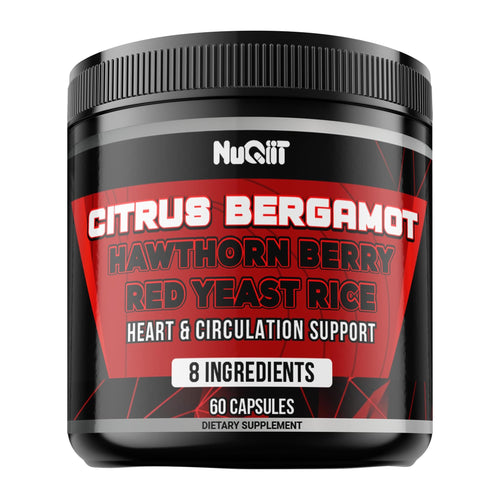 Citrus Bergamot by NUQIIT, front of tub (60 capsules)