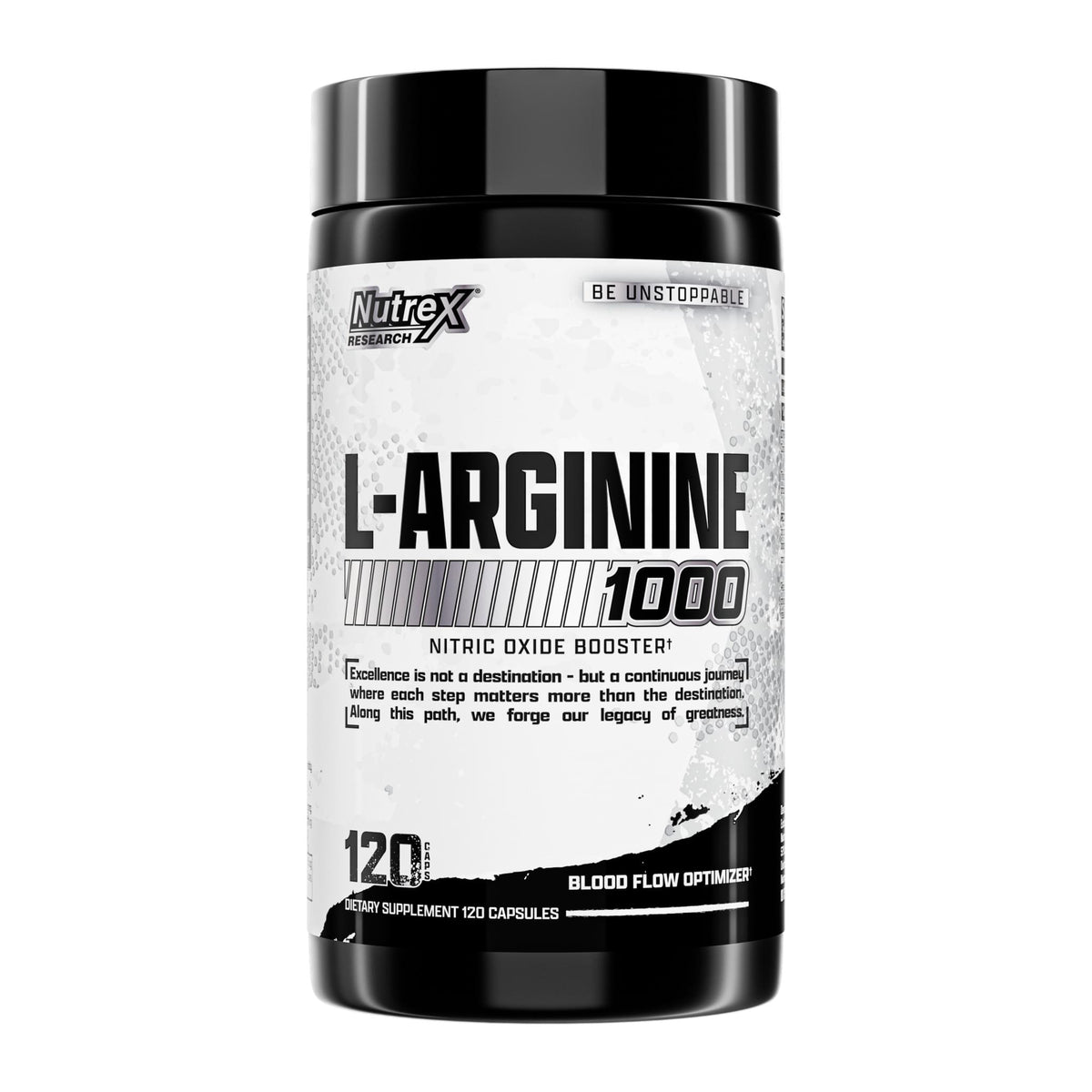 Nutrex L Arginine 1000mg | Nitric Oxide Supplement, front of bottle - Image 1