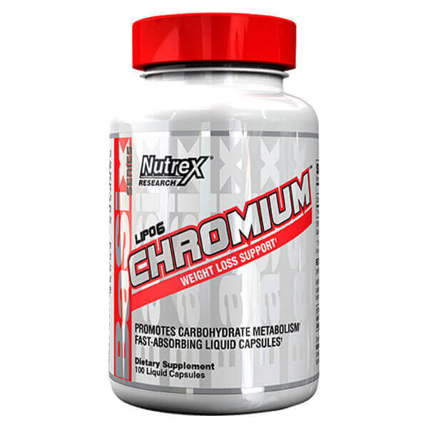 Nutrex LIPO-6 Chromium Picolinate, 200mcg, 100 Count General NUTREX  - Image 1