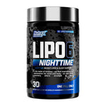 Nutrex Research Lipo-6 Black Nighttime – 30 Capsules, front of bottle