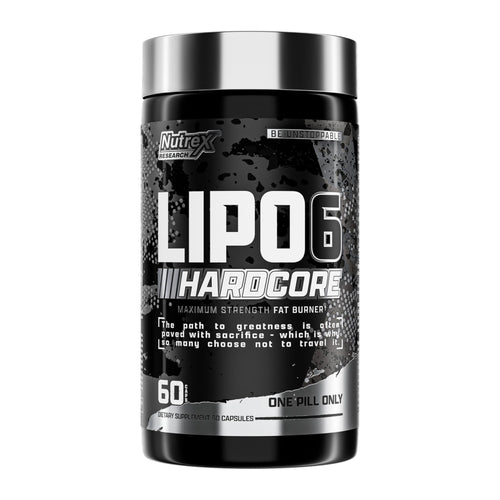 LIPO-6 Hardcore by Nutrex Research, front of bottle