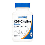 CDP Choline (Citicoline) by Nutricost, front of bottle