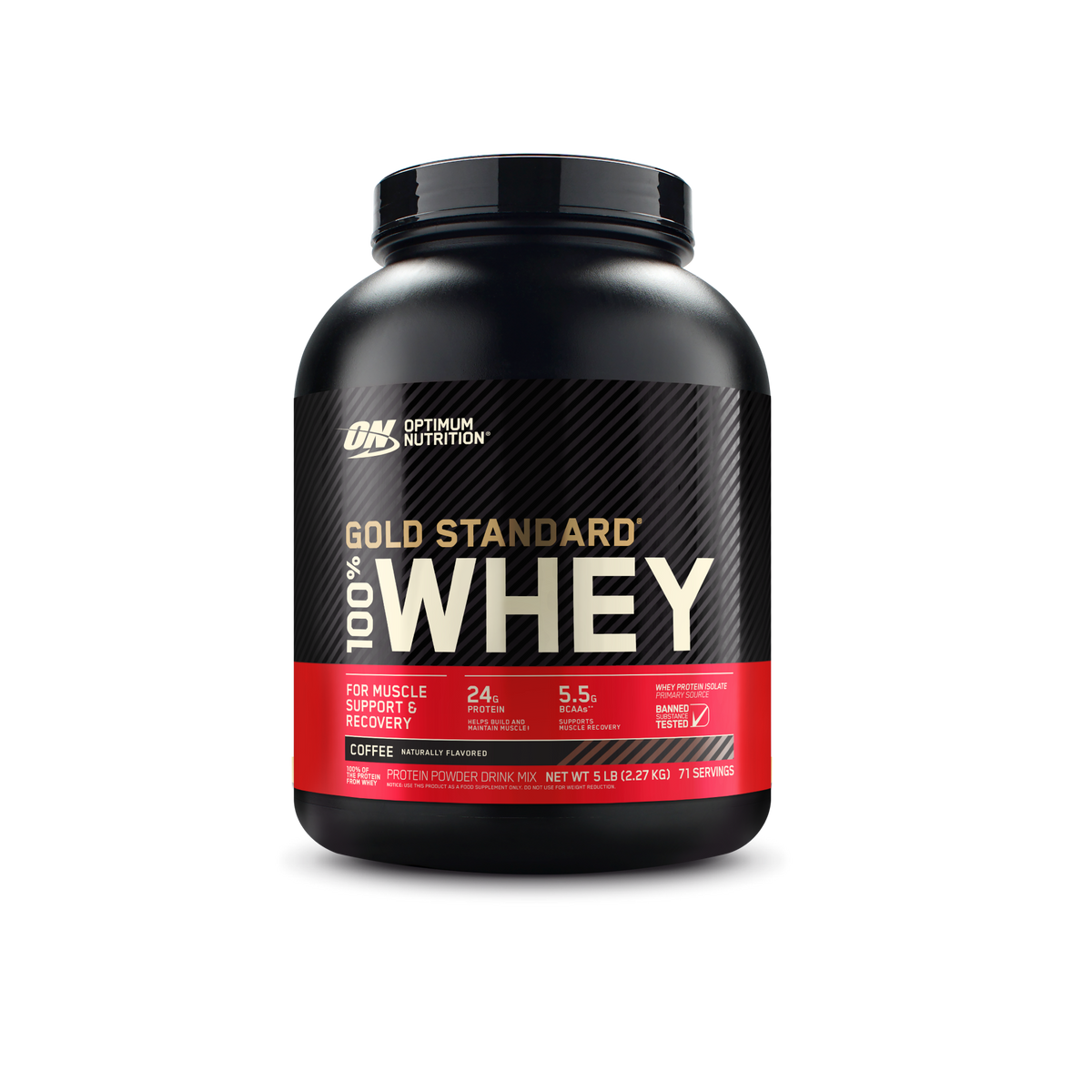 Optimum Nutrition Gold Standard 100% Whey Protein Coffee 5lbs