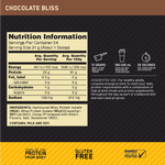 Gold Standard 100% Isolate Chocolate Bliss nutrition information