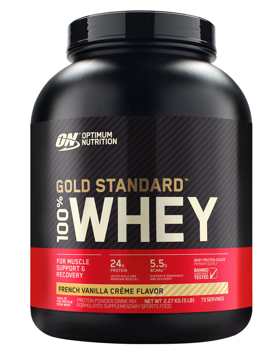 Optimum Nutrition Gold Standard 100% Whey Protein French Vanilla Creme 5lbs