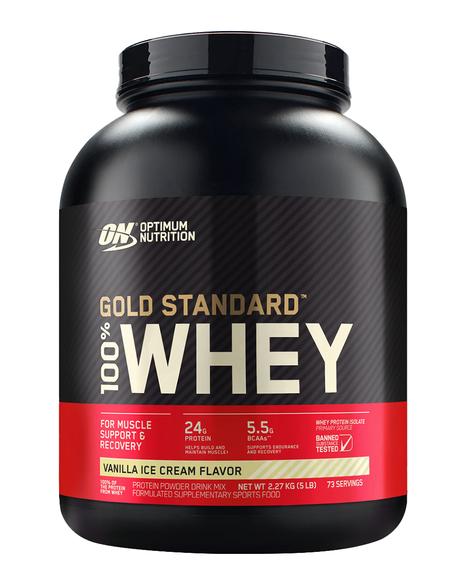 Optimum Nutrition Gold Standard 100% Whey Protein Vanilla Ice Cream 5lbs