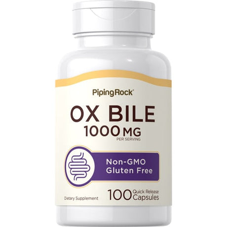 Ox Bile, 1000 mg, 100 Quick Release Caps supps247 