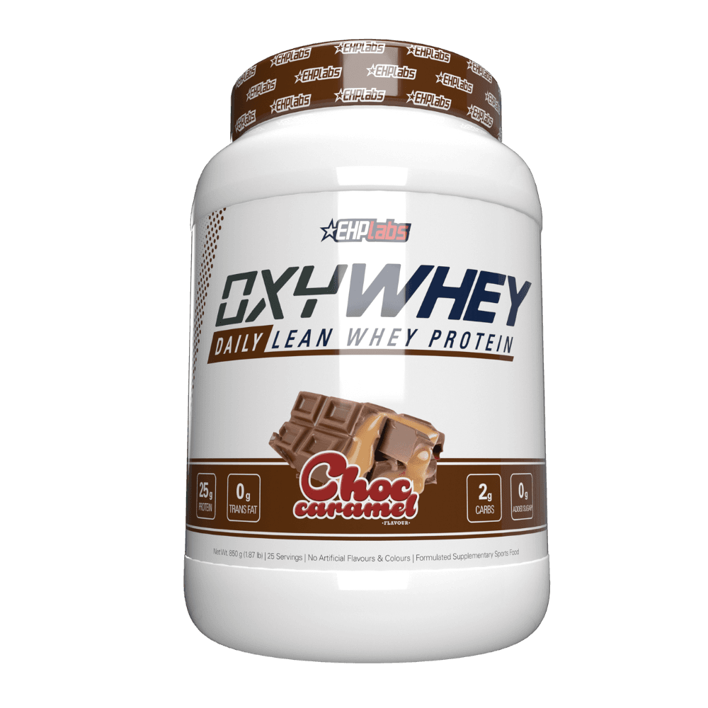 EHP Labs OxyWhey Lean Whey Protein 2LB 2LB CHOCLATE CARAMEL - Image 1