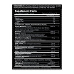 Phytoactiv Max By Performax, supplement facts panel