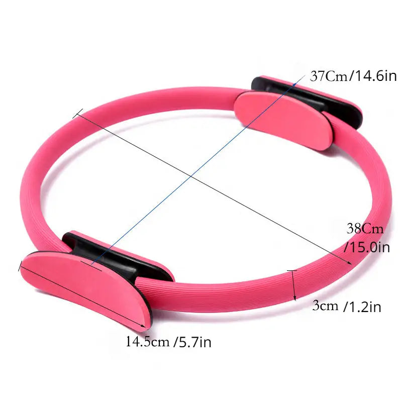 Pilates Ring Resistance Yoga Circle Exercise & Fitness Equipment Manuals SUPPS247  - Image 3