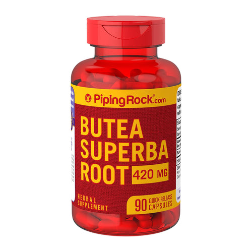 Butea Superba, 420 mg, 90 Count By Piping Rock, front of bottle