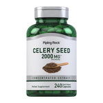 Celery Seed, 2000 mg (per serving), 240 Count By Piping Rock, front of bottle