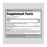 Ginkgo Biloba by Piping rock, supplement facts panel