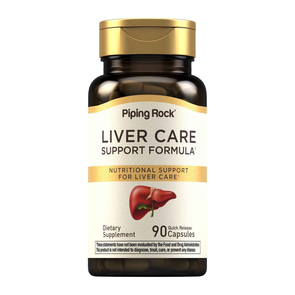 Liver Care by PipingRock, front of bottle - Image 1