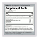 Liver Care by PipingRock, supplement facts panel