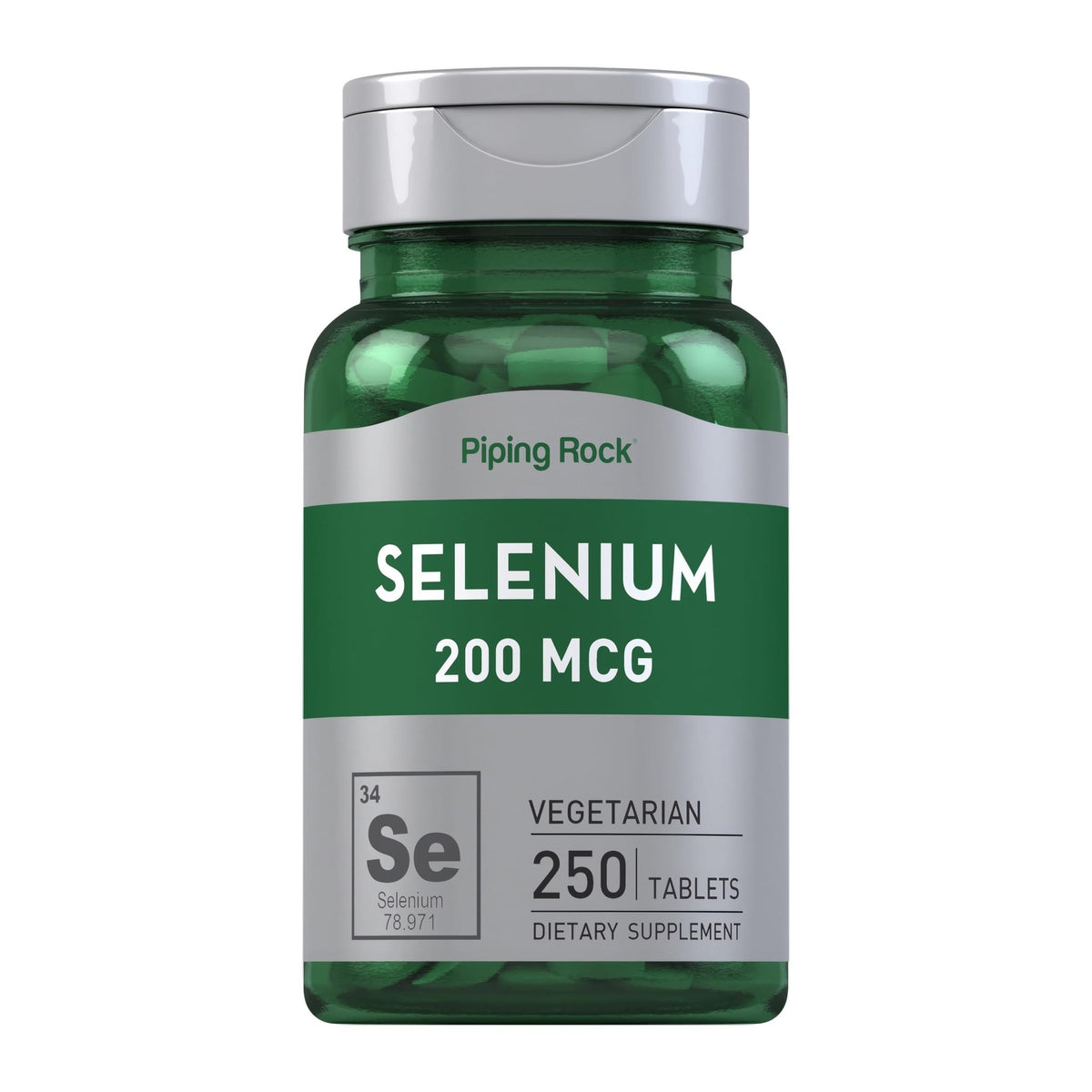 Selenium by Piping rock, front of bottle - Image 1