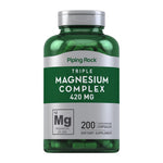 Triple Magnesium Complex by Piping Rock, front of bottle