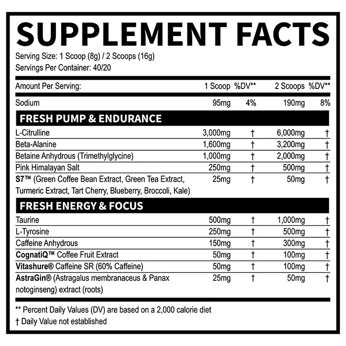 Fresh Preworkout, By Fresh Supps PRE WORKOUT Fresh Supps  - Image 5