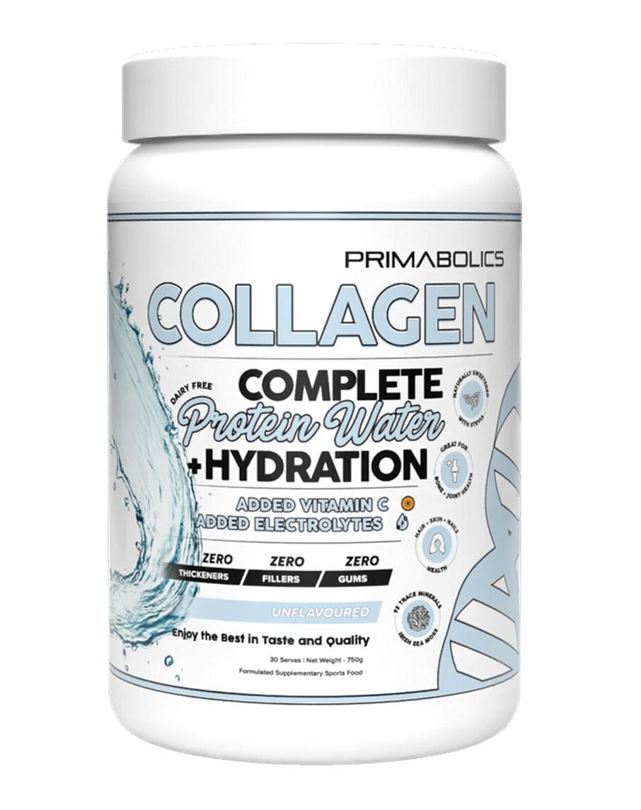 Collagen Complete Protein Water and Hydration by Primabolics Unflavoured 30 Serves