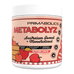 Primabolics Metabolyz Caffeinated Beverage 60 Scoops, Autumn Apple tub front