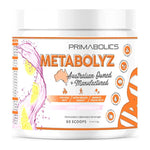 Primabolics Metabolyz Caffeinated Beverage 60 Scoops, Pink Lemonade tub front