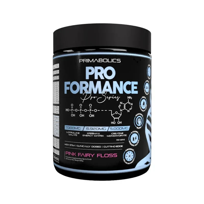 Primabolics Proformance Pro Series Pre-Workout Pink Fairy Floss
