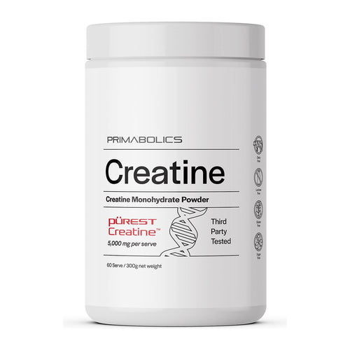 Purest Creatine, By Primabolics, 60 serve 300 g tub front