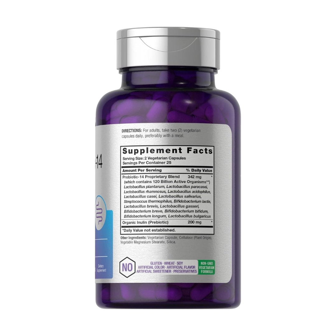 Probiotics - 14 with Prebiotics by Horbaach Vitamins Amazon 