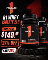 R1 Whey Isolate 2lb – Buy 2 for $150