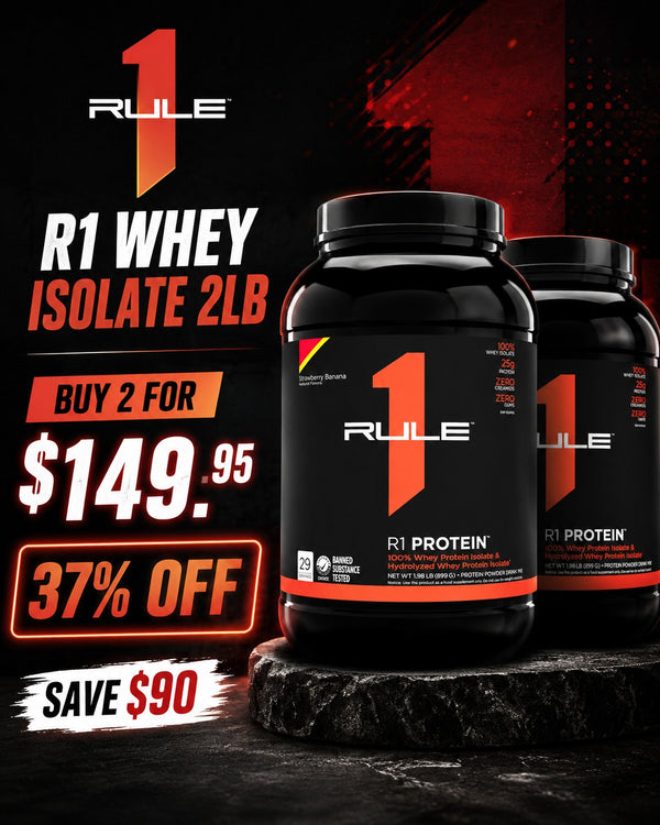 R1 Whey Isolate 2lb – Buy 2 for $150