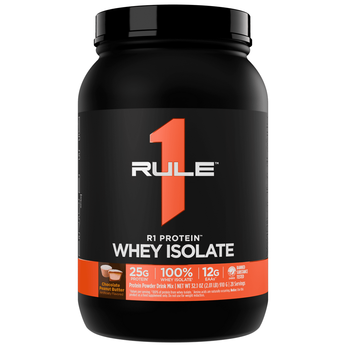 Rule 1 R1 Protein WPI 2LB Chocolate Peanut Butter - Image 8