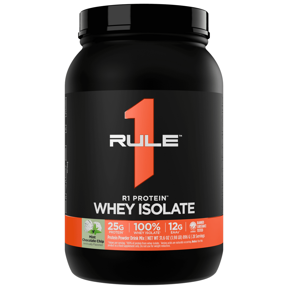 Rule 1 R1 Protein WPI 2LB Mint Chocolate Chip - Image 6