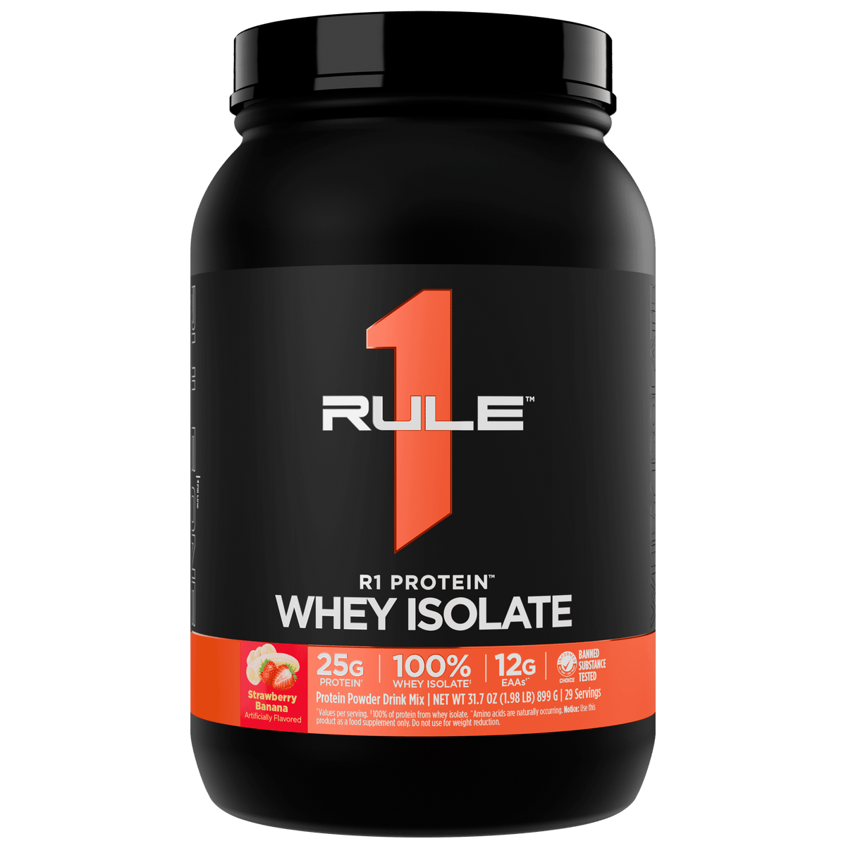 Rule 1 R1 Protein WPI 2LB Strawberry Banana