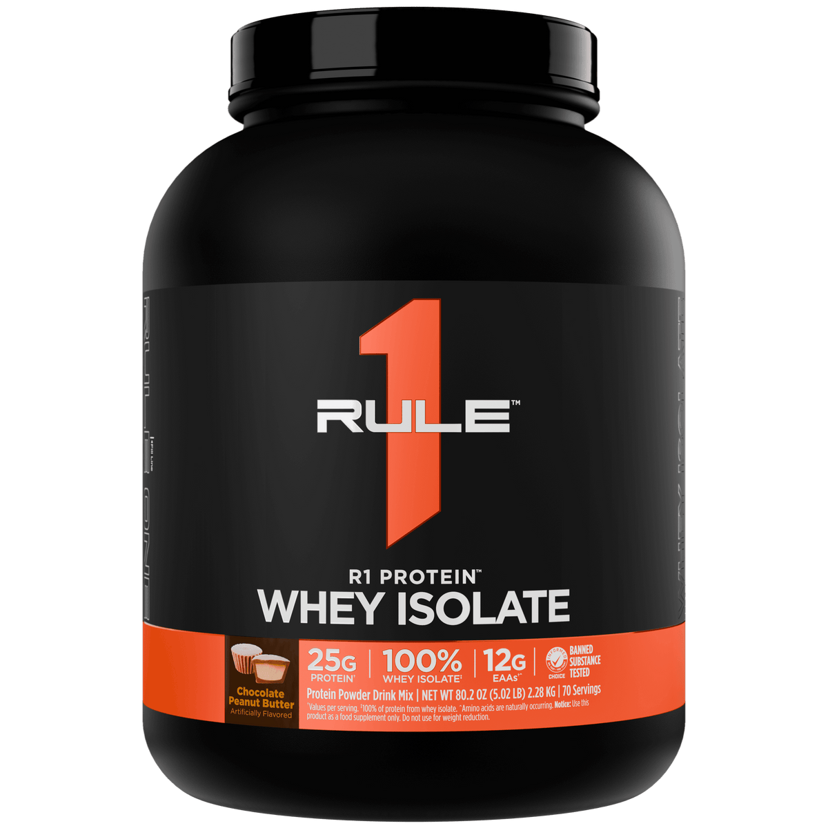 Rule 1 R1 Protein WPI 5 LBS Chocolate Peanut Butter