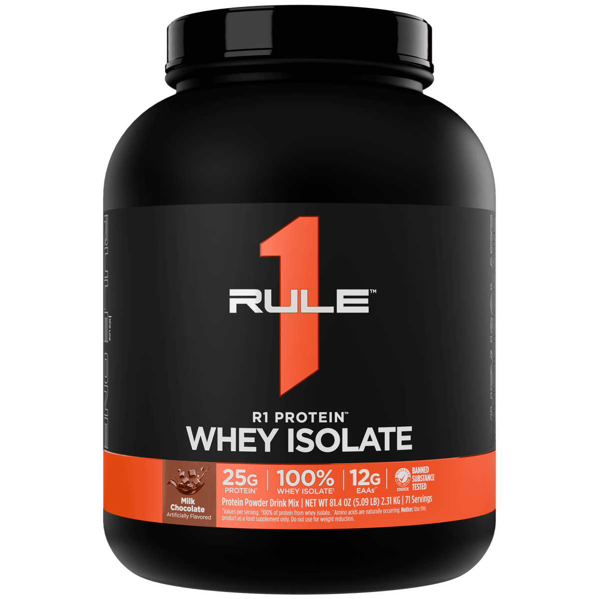 Rule 1 R1 Protein WPI 5LB Milk Chocolate - Image 39