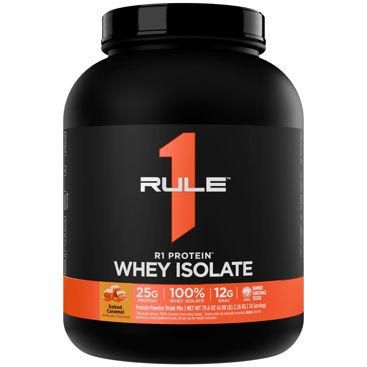 Rule 1 R1 Protein WPI 5 LBS Lightly Salted Caramel