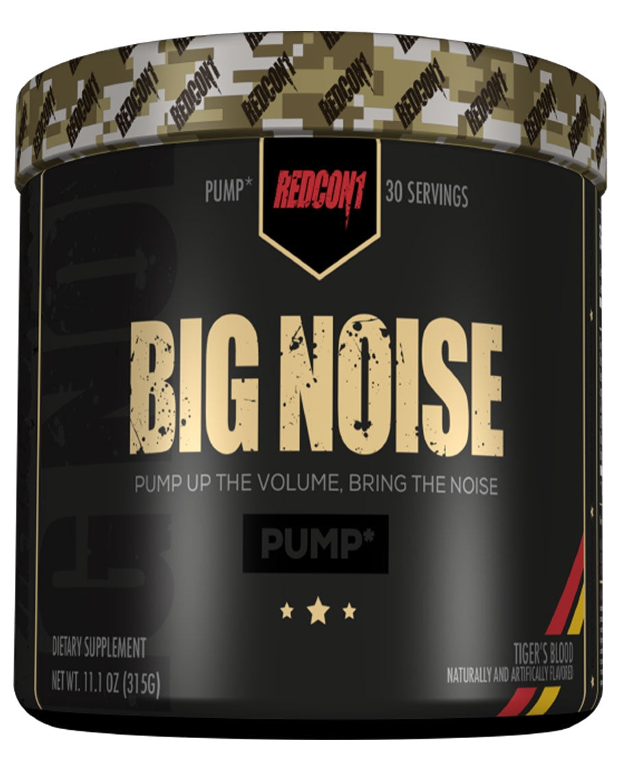 Big Noise by Redcon1 30 serves Tiger’s Blood