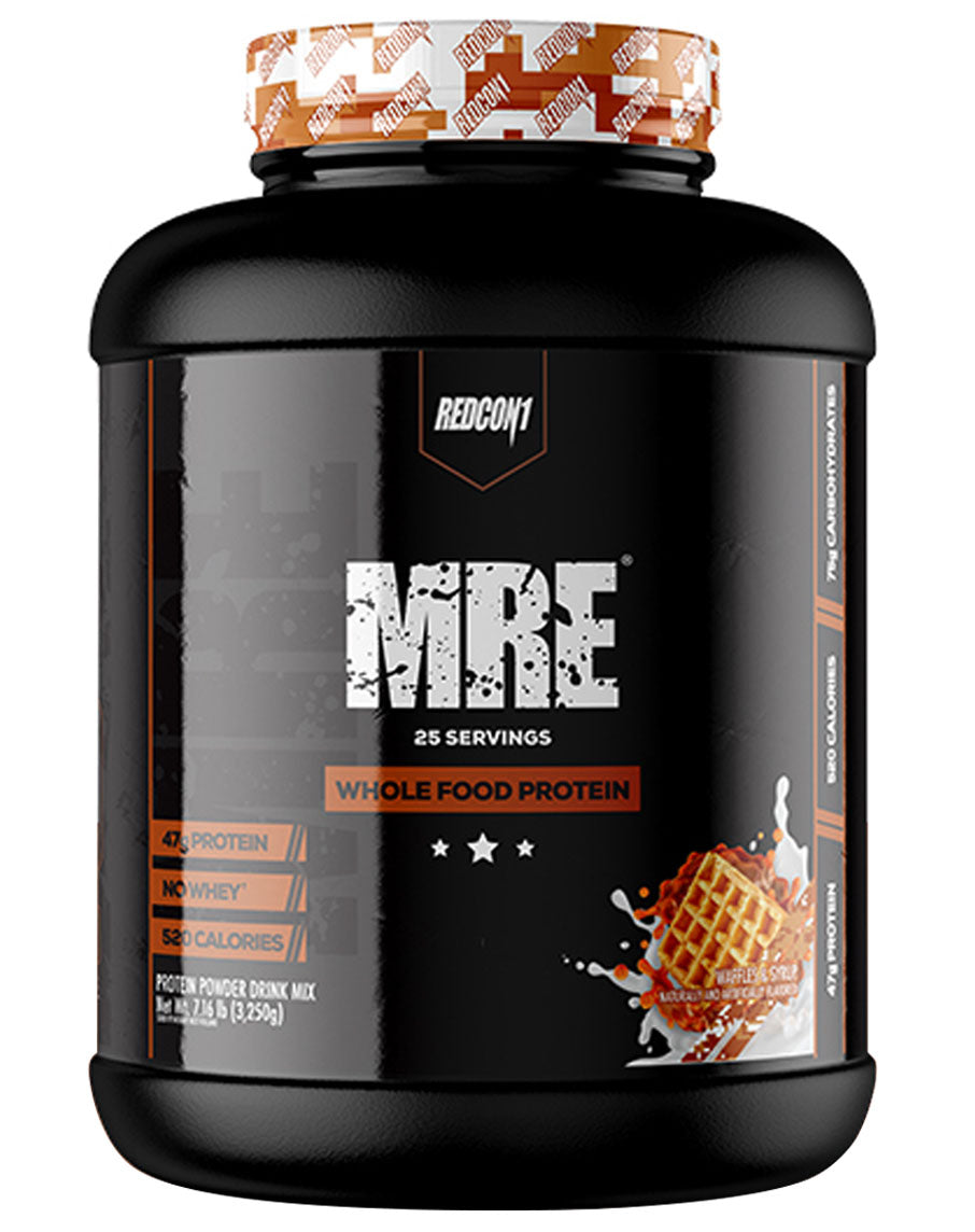REDCON1 MRE Whole Food Meal Replacement Protein 3.2kg Waffles & Syrup - Image 8
