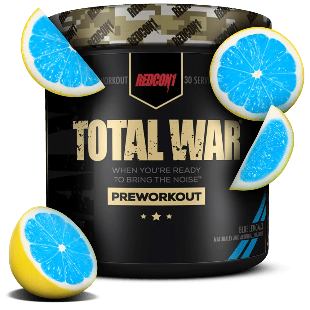Redcon1 Total War Pre-Workout 30 Servings Blue Lemonade