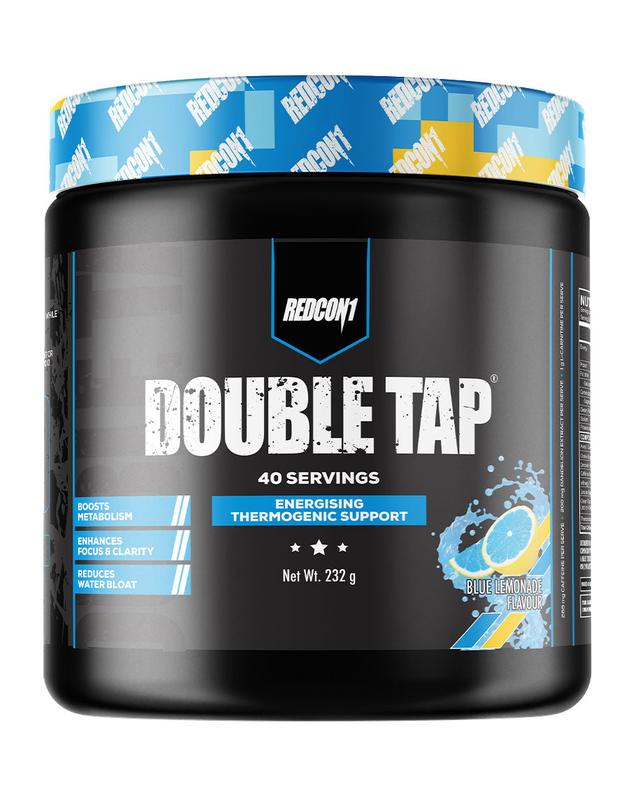 Redcon1 Double Tap Powder – 40 Servings Blue Lemonade - Image 7