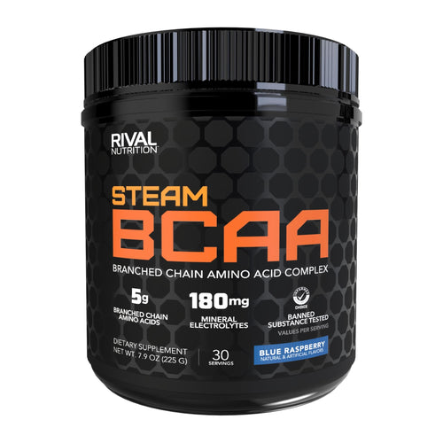 Rival Steam BCAA, Blue Raspberry tub front