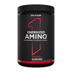 Rule 1 R1 Energized Amino, Fruit Punch tub front