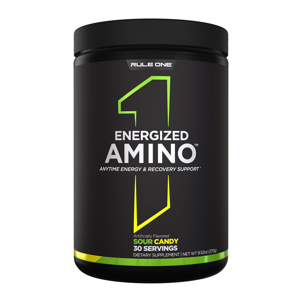 Rule 1 R1 Energized Amino, Sour Candy tub front - Image 8