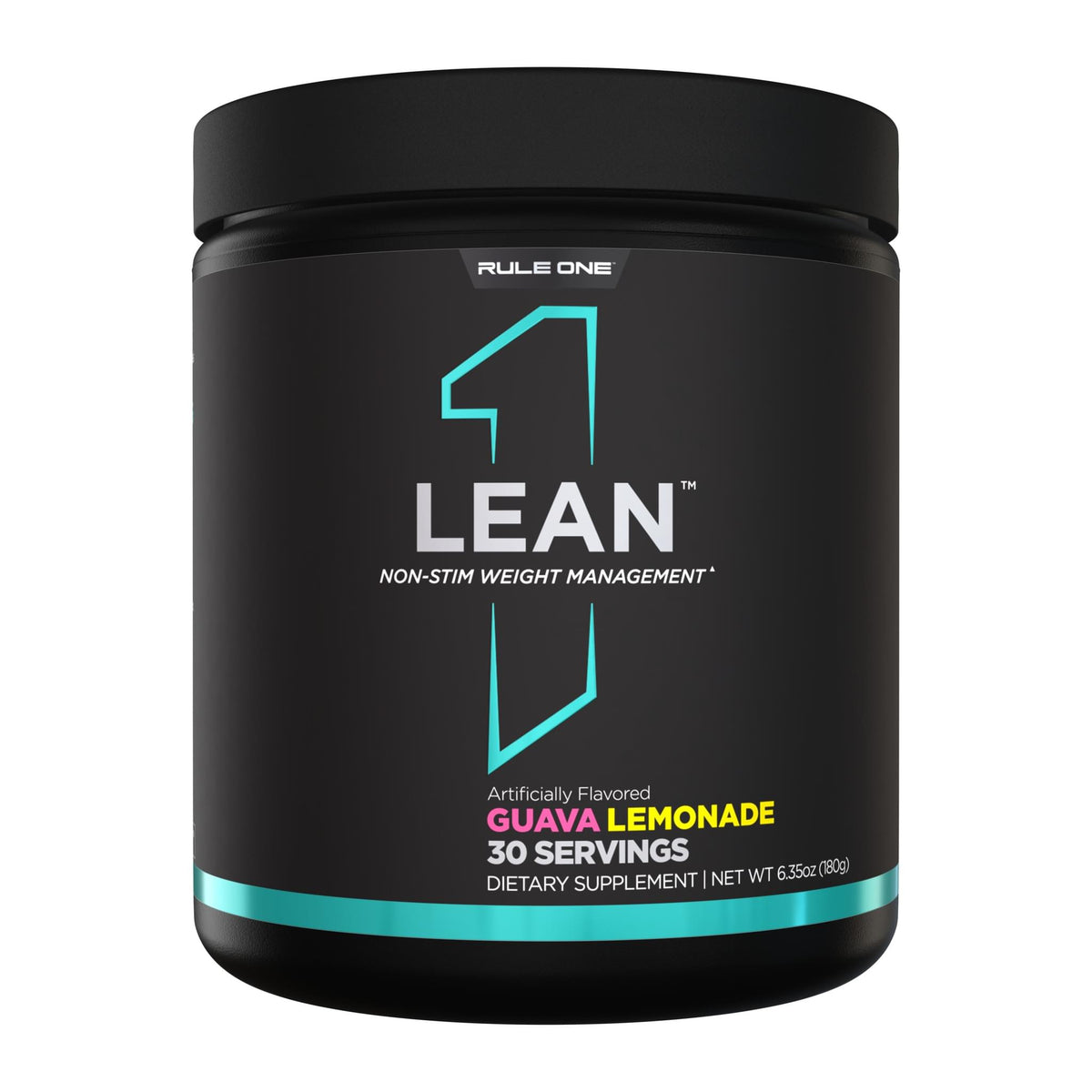 R1 Lean 5 by Rule One, Guava Lemonade tub front - Image 3
