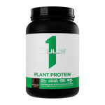 Rule One Plant Protein Vegan – 20 Serves, Chocolate Fudge (Dark Chocolate) 1.5 lb tub front