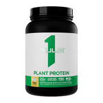 Rule One Plant Protein Vegan – 20 Serves, Frozen Banana (Banana Creme) 1.5 lb tub front