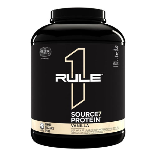 R1 Source7 Protein by Rule One PROTEIN RULE1 Vanilla 5 Lbs 